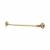 Heavy Duty Cabin Hook & Eye - 300mm Length - Polished Brass