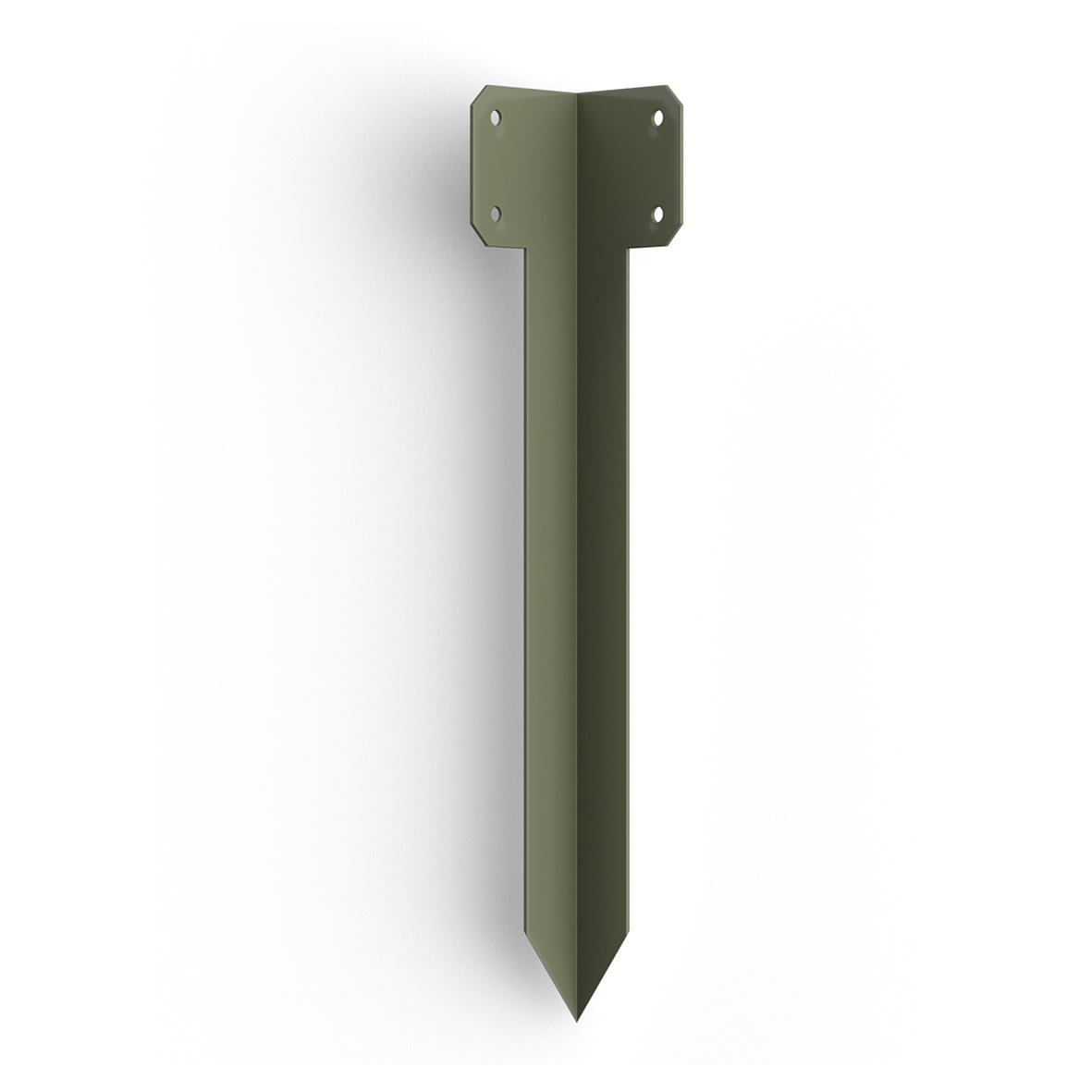 Sleeper Pin Corner Bracket - 365 x 2mm - Olive