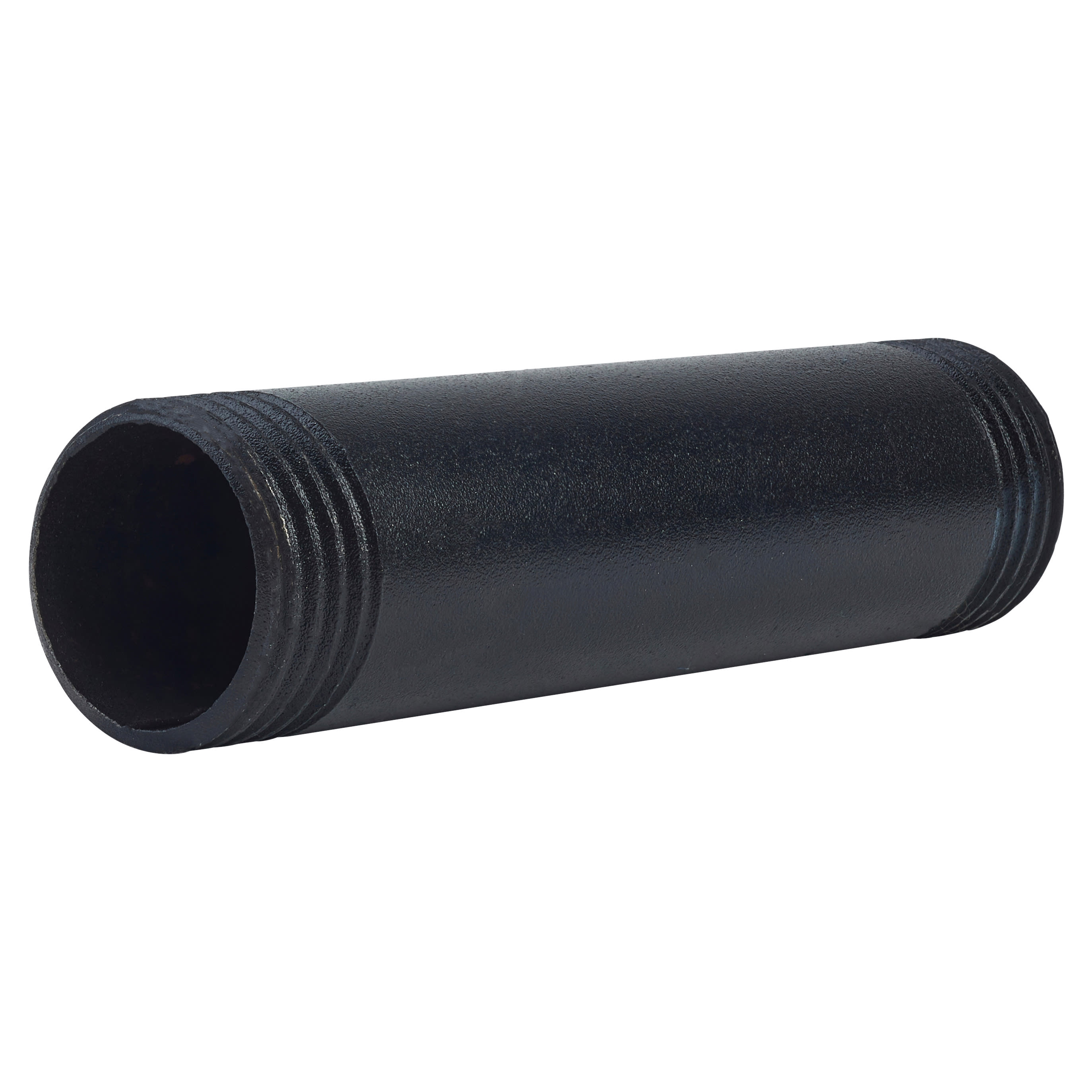 1/2" Pipe Shelving Iron Threaded Pipe - 3"/78mm Length - Black