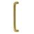 Polished Brass 19mm D-Bar Door Pull Handle - Bolt Fix - 225mm Centres