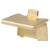 Heavy Duty Raised Bookcase Clip - Electro Brass Plated - Pack of 10