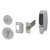 Unican 7104 Light Duty Push Button Code Lock and Latch - Satin Chrome