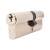 5 Pin 90mm Euro Double Cylinder - 40 + 50mm - Polished Nickel - Keyed to Differ