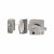 BS 3621:2007 Double Locking Nightlatch - 40mm Backset - Satin Chrome Case/Cylinder