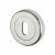 Sorrento Escutcheon - 53mm Diameter - Keyhole - Polished Chrome