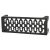 Patterned Single Air Brick Vent - 230 x 82mm - Antique Black Iron