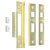N42PB/0.5 13mm Rebate Kit to suit Heavy Duty 5 Lever Sashlocks - Polished Brass
