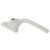 uPVC/Timber Connoisseur Offset Locking Multipoint Window Handle- Right Hand - White