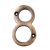 Marcus 76mm Screw Fix Door Numeral - 8 - Antique Brass
