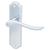 Polished Chrome Scroll Latch Door Handles - Turin Range - 170 x 46mm