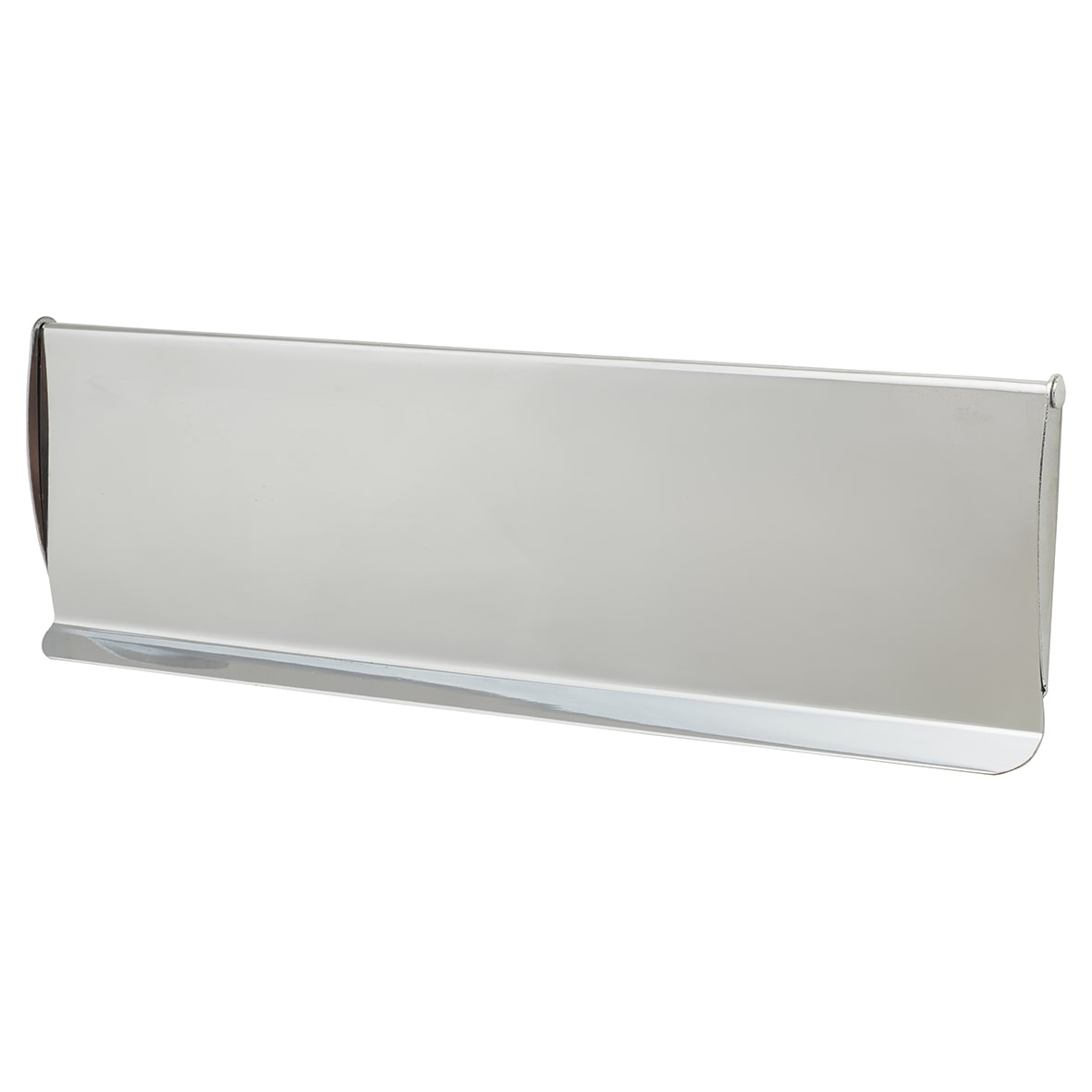 Curved Pattern Interior Letter Tidy - 302 x 95mm - Polished Chrome