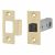 2648 Tubular Mortice Latch - 80mm Case - 57mm Backset - Square - Polished Brass