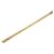 Solid Brass Continuous Piano Hinge - 1800 x 25 x 1mm - Polished Unlacquered Brass