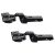 CLIP Top Thick Door Soft Close Cabinet Hinge - 95° - Half Overlay - Black Onyx - Pair
