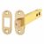 8mm Bolt Through Tubular Bathroom Deadbolt - 127mm Case - 108mm Backset - Radius - PVD Brass