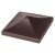 Fence Post Cap for 3" / 75mm Posts - Brown - Pack of 10