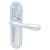 Polished Chrome Latch Door Handles - Genoa Range - 168 x 45mm