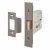 Heavy Duty Bolt Through Flat Latch - 79mm Case - 57mm Backset - Black Nickel