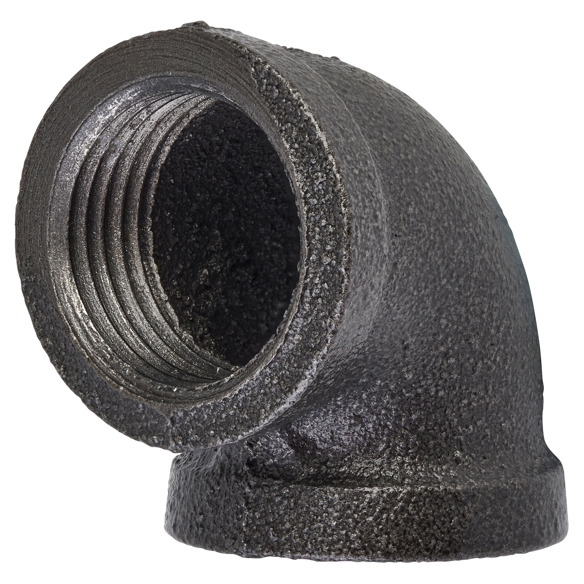 3/4" Pipe Shelving Iron 90° Elbow Pipe Connector - Grey