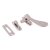 Cast Victorian Mortice & Hook Plate Casement Window Fastener - Reversible - Polished Nickel