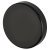 Nylon Blank Escutcheon - 52mm Diameter - Ebony Black - Pair