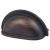 Walton Cabinet Cup Handle - 76mm Centres - Brushed Oil Rubbed Bronze