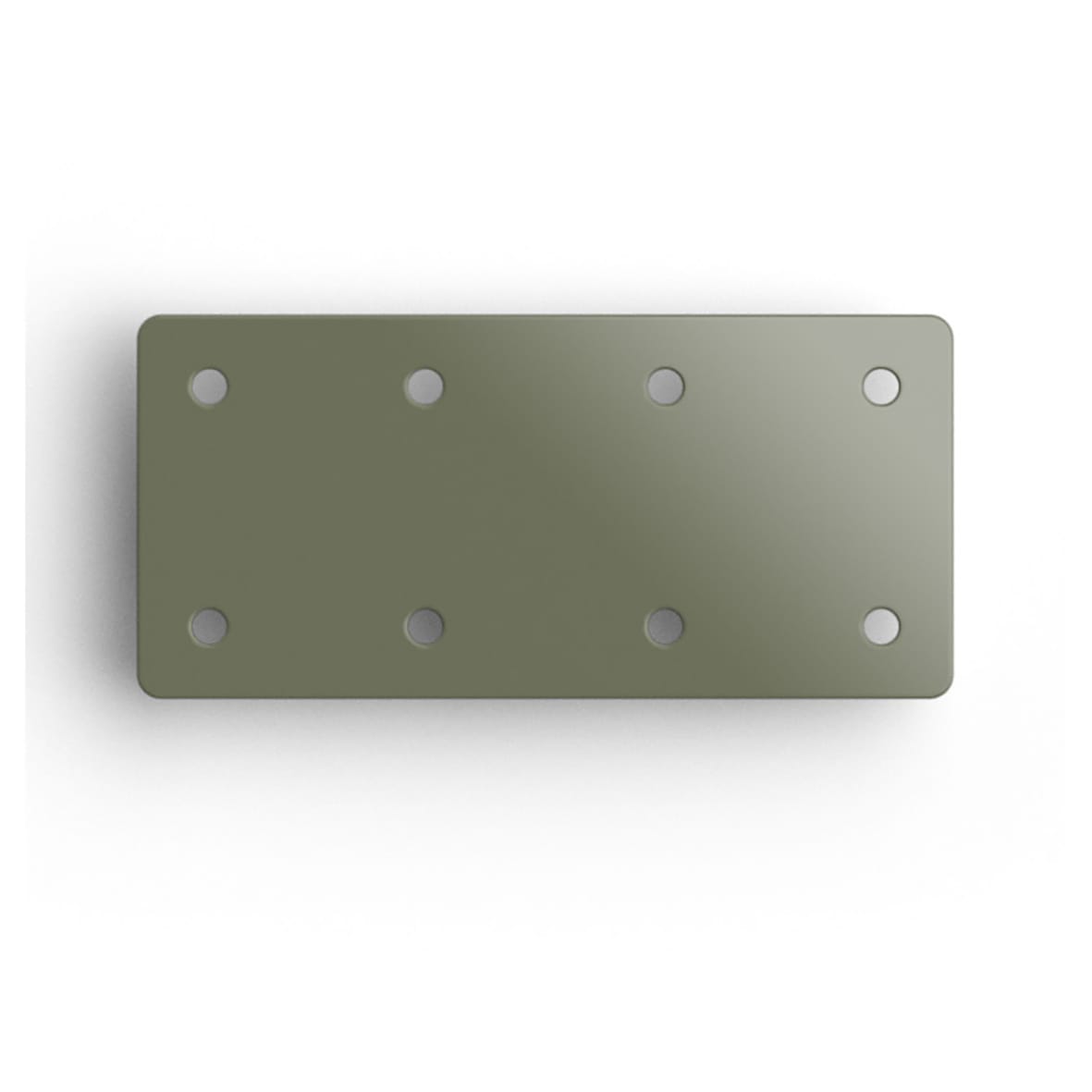 Sleeper Joining Plate - 170 x 80mm - Olive