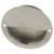 Circular Flush Cabinet Pull Handle - 90mm Diameter - Satin Stainless Steel