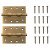 Performance Ball Bearing Butt Door Hinge - 100 x 75 x 3mm - Antique Brass - Pair