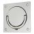 Squash Court Flush Handle - 87 x 87 x 19mm - Polished Chrome
