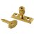 Locking Casement Window Stay Pin - Brass Plated