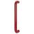 Rouge Red Nylon D-Bar Door Pull Handle - Bolt Fix - 425mm c/c