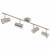 Forum Inlight Harvey 4 Light Ceiling Spotlight Bar - Satin Nickel