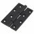 Cast Iron Butt Door Hinge - 100 x 65 x 4.5mm - Antique Black Iron - Pair