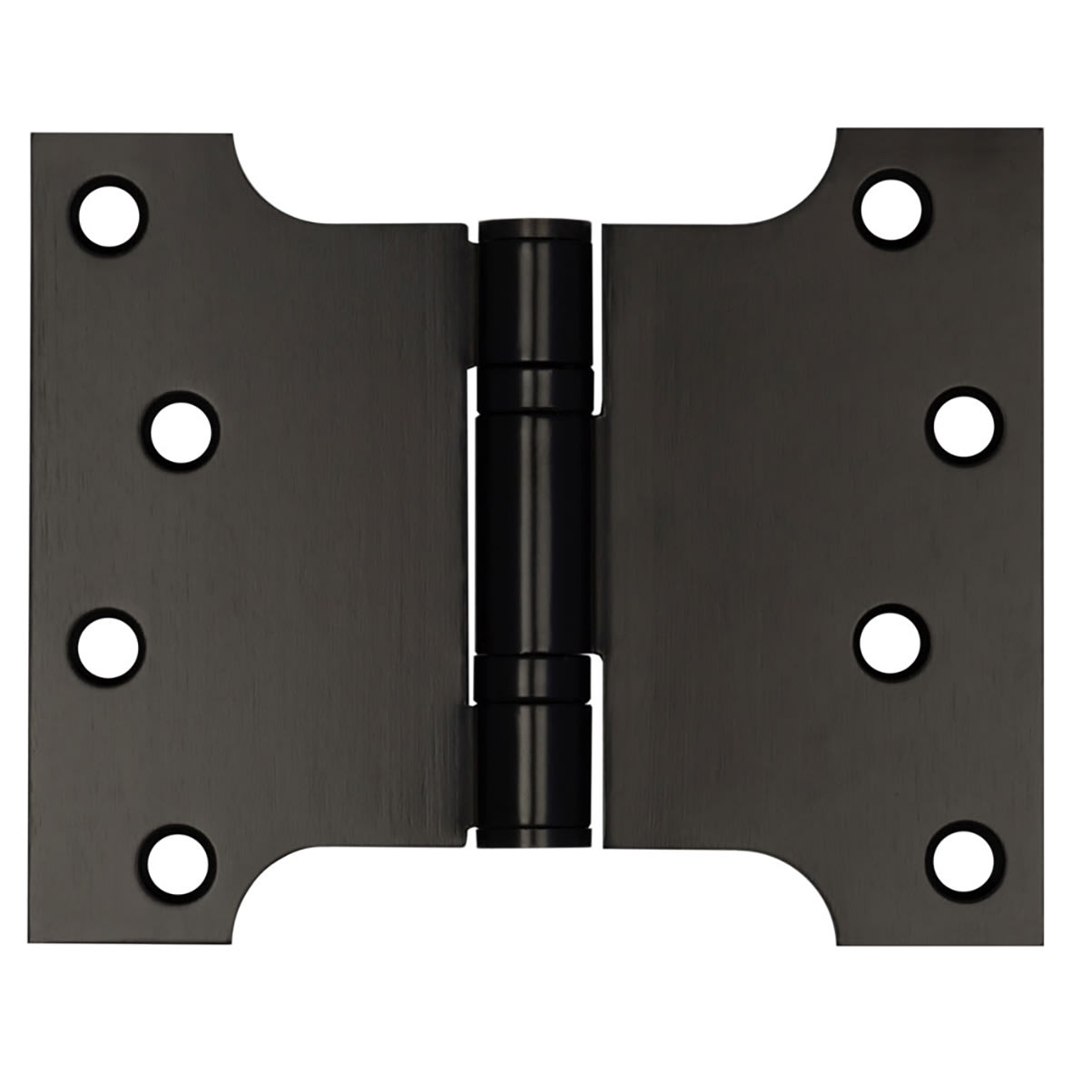 Parliament Hinge - 102 x 127 x 3mm - Matt Black - Pair
