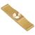 Turn Button Cabinet Catch - 36.5 x 12 x 7.5mm - Polished Brass - Pack of 5