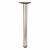Adjustable Worktop Support Breakfast Bar Table Leg - 60 x 710-735mm Brushed Nickel - Pack of 4