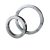 Single Glazed Round Vision Panel - 428mm Diameter - Polished Stainless Steel