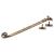 Cast Open Curl Casement Window Stay - 12"/300mm Length - Antique Brass
