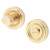 Parisian Bathroom Turn & Release - 40mm Diameter - Polished Brass