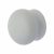 Ceramic/Porcelain Mushroom Round Cabinet Knob - 35mm Diameter - White