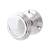 Marcus Polished Chrome Mortice Door Knob - 69mm Rose Diameter - Goodrich Range