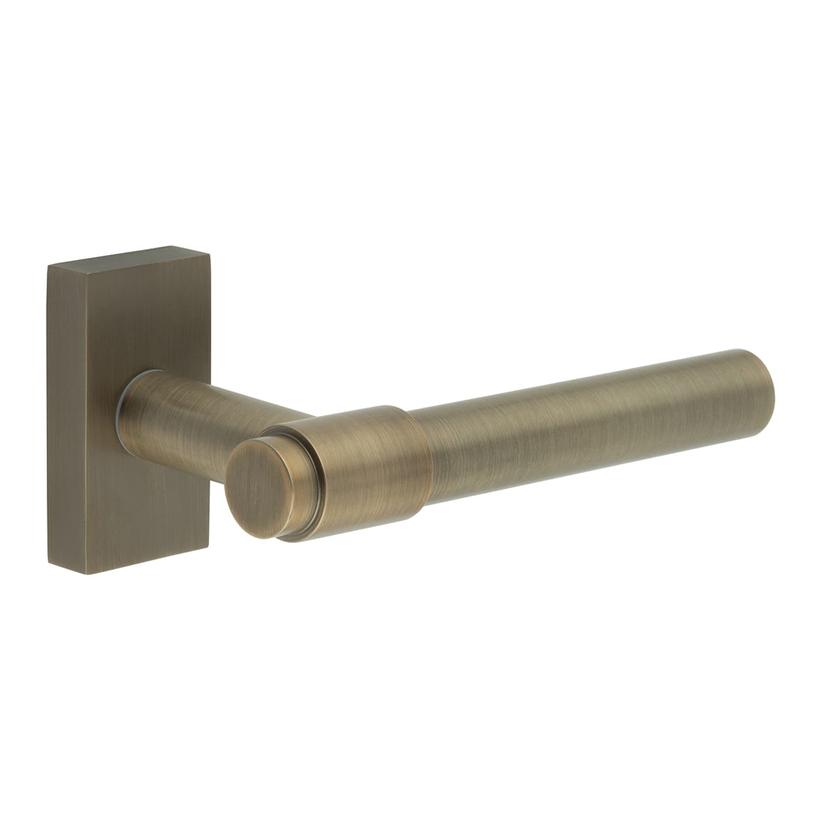 Antique Brass uPVC Multipoint Door Handles on Rectangular Rose - CR-103 Range