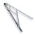 uPVC/Timber Heavy Duty Window Friction Stay Hinge - 400mm Length - 30° - Top Hung - Pair