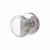 Polished Chrome Rimmed Mortice Door Knob - 70mm Rose Diameter - Delamain Range