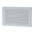 Louvre Vent with Flyscreen - 155 x 94mm - 2567mm² Free Air Flow - White Plastic
