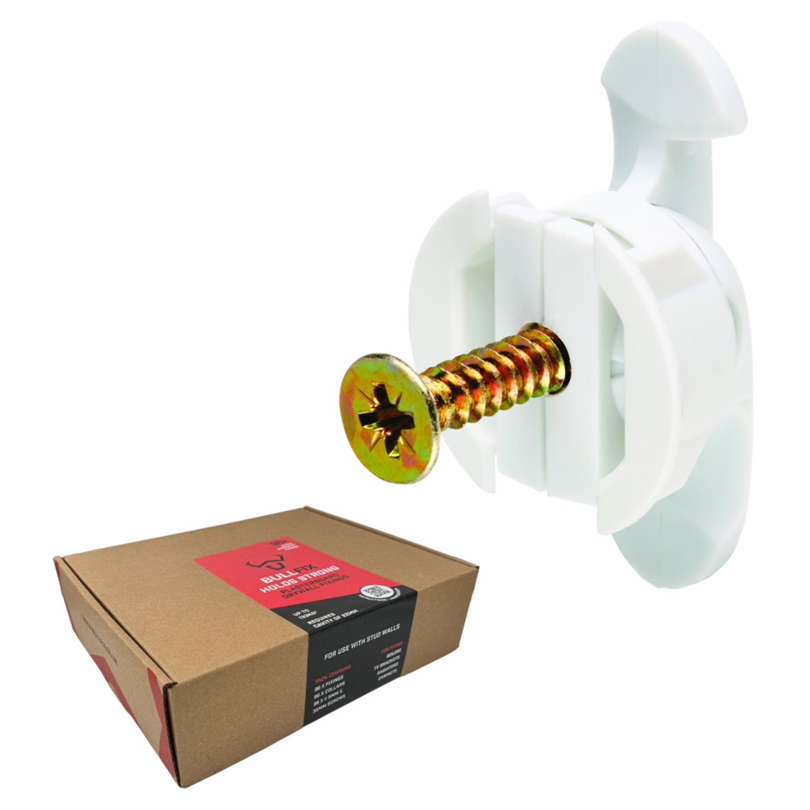 Universal Heavy Duty Plasterboard Fixings - 5 x 20mm - Pack of 96