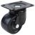 Low Level and High Load Castor - Swivel - 200kg Max Weight - 60mm Diameter - Black