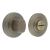 Inner 3 Turn & Release with Chamfered Rose - 47mm Diameter - Antique Brass