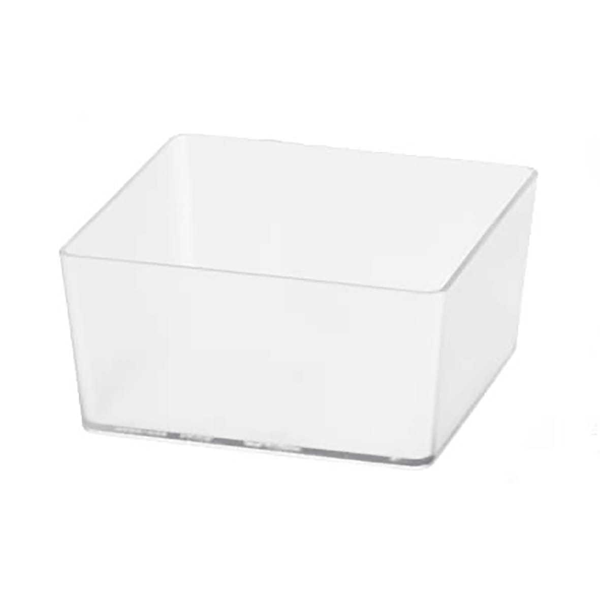Top Track System - Square Storage Craft Box - 98 x 98 x 48mm - Translucent